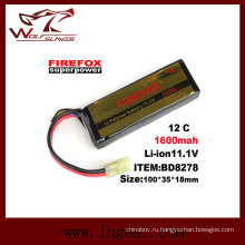 Firefox-1600mAh 11.1V 12 c мощность Li-Po батарея Li-Polymer